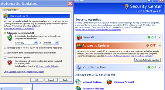 How To Disable Vista Security Centre